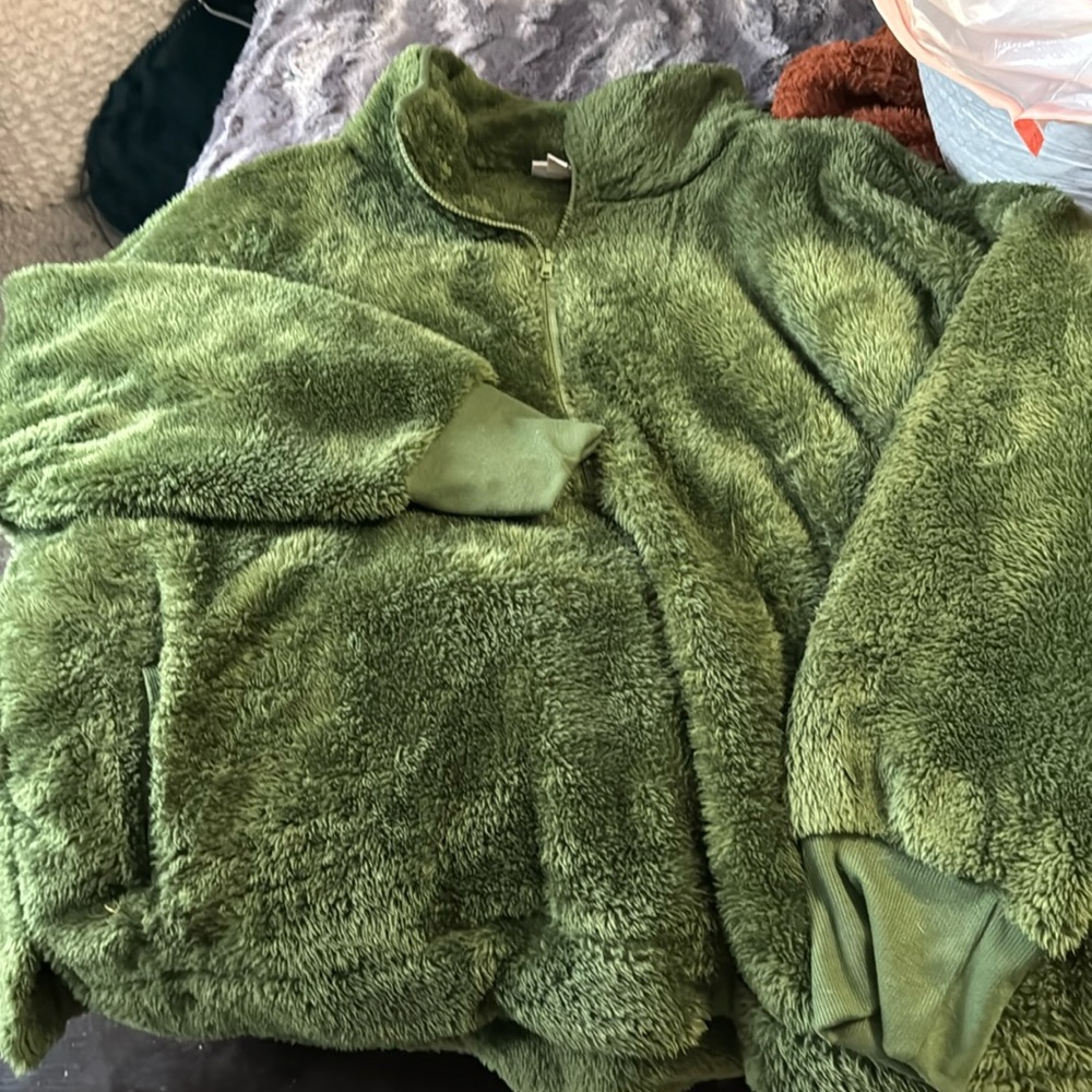 3xl pull over halfway zip
